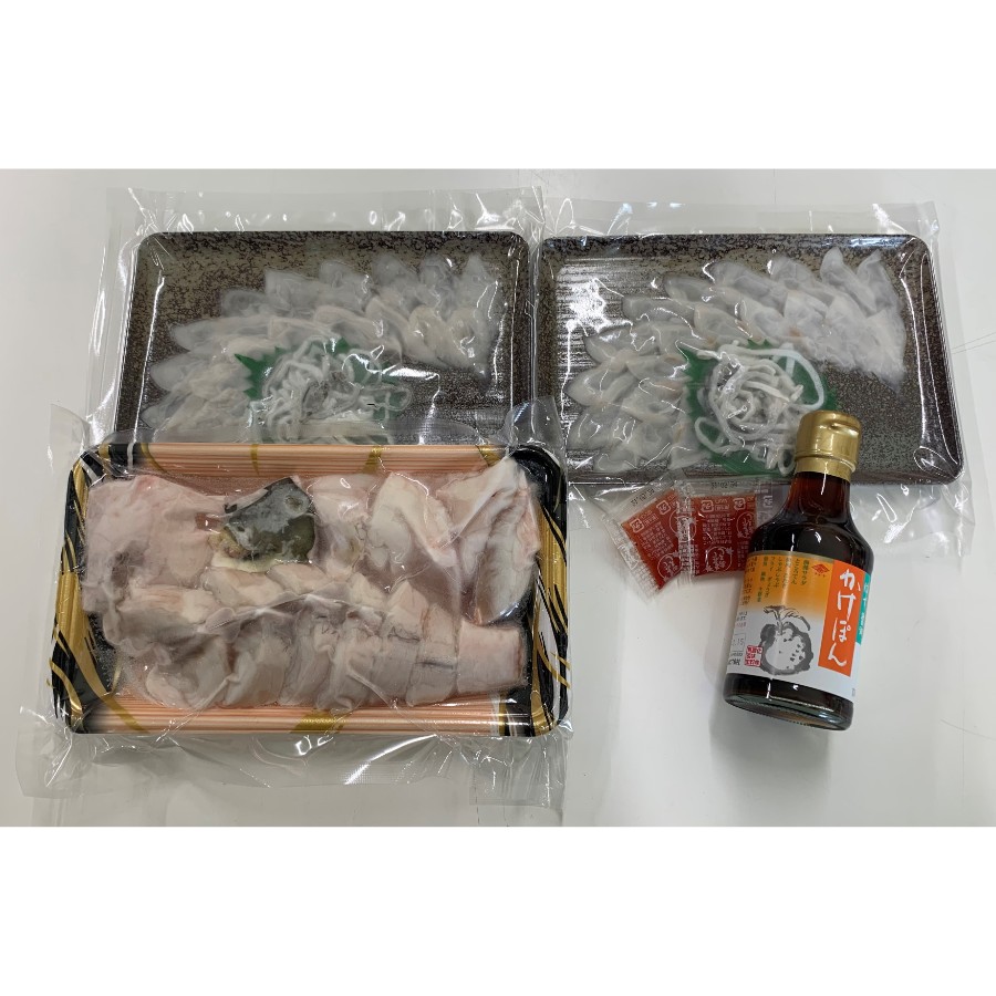 ＜松永水産＞長崎県産おうごんとらふぐ 鍋＆刺身セット