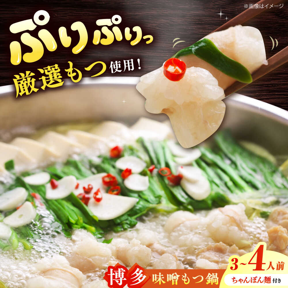 【ふるさと納税】 博多 味噌 もつ鍋 3〜4人前セット 吉富町/株式会社MEAT PLUS[BGAB004] 牛もつ鍋 牛もつ 牛モツ もつ モツ ホルモン ホルモン鍋 モツ鍋 もつなべ もつ鍋セット 鍋セット 国産 みそ 贈答 ギフト 本場 小分け 真空パック 福岡 冷凍 取り寄せ 人気 おすすめ