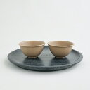 【ふるさと納税】【Awabi ware】汲み出し ペアセット（ベージュ×2） 《決済から3ヶ月前後で発送》