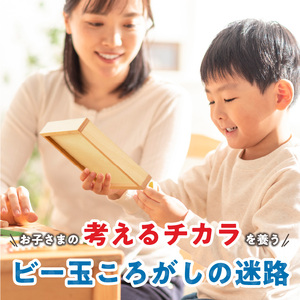 【ギフト対応OK！】小さな大工さんセット 迷路 ★ビー玉 2個つき★_小さな大工さん セット ビー玉ころがし ビー玉 2個つき 5種類 16ピース 対象年齢 3歳以上 ギフト対応可 木製 おもちゃ 無