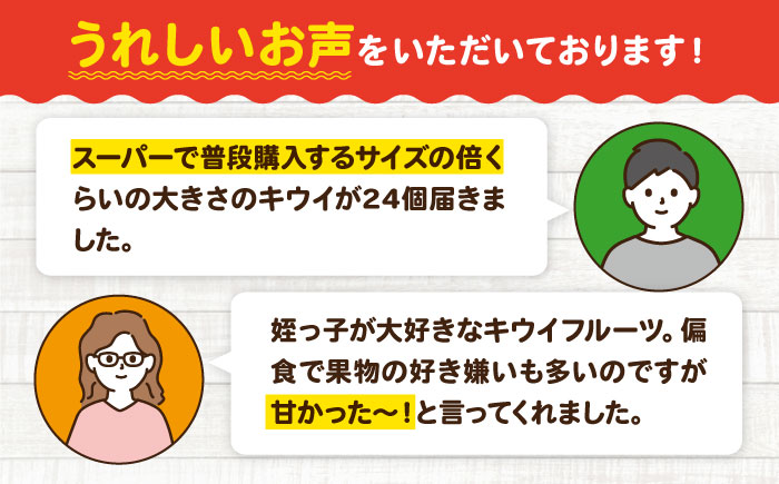 【先行予約】【2025年12月中旬から2026年1月下旬にかけて順次発送】生産量日本一！愛媛県産 キウイフルーツ（20個から27個入り）　愛媛県大洲市/幸野観光なし園 [AGBD004]キウイ フルー