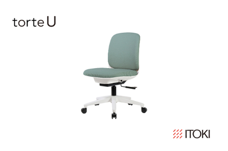 オフィスチェア イトーキ トルテU 【グレイッシュグリーン】 【EI060W】 オフィス チェア 日本製
