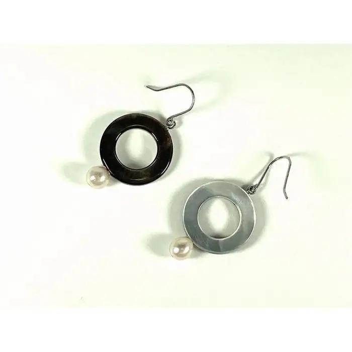 あこや真珠/黒蝶シェルピアス【パール ピアス 高級 しんじゅ あこや ファッション ギフト 贈り物 贈答 母の日  人気 おすすめ 高知県 南国市】