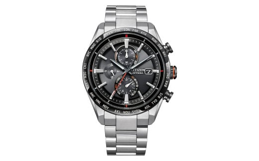 CITIZEN 光発電 エコドライブ電波 メンズ 時計アテッサ AT8189-61E