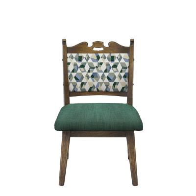 ふるさと納税 神戸市 創業150年老舗洋家具屋の小椅子ポロチェア【Green tile/Low type】