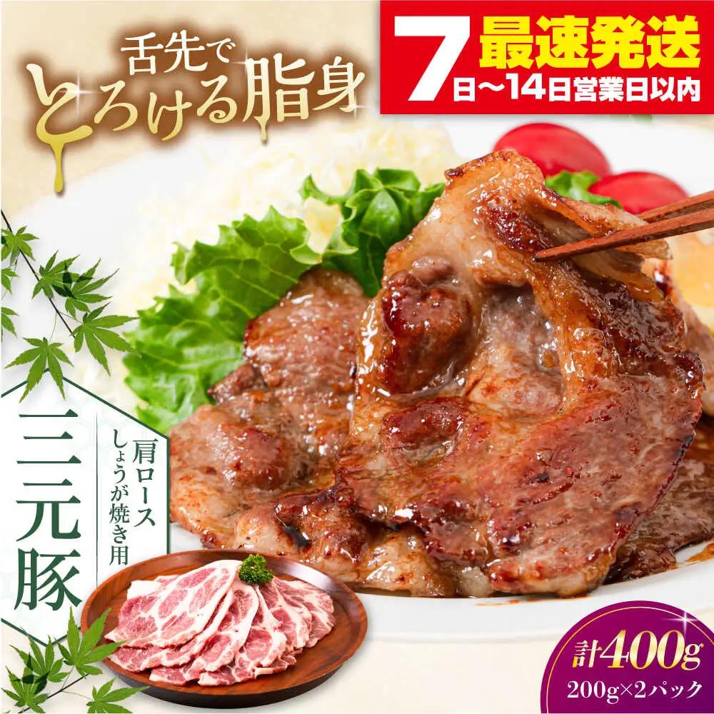  肩ロース しょうが焼き用 400g しょうが焼き AJAP129