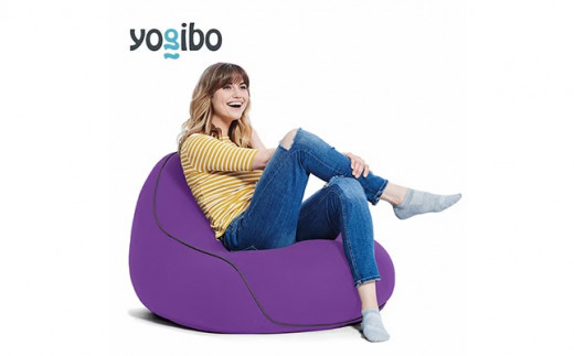 【パープル】39-I-11　Yogibo Lounger (ヨギボー ラウンジャー)※離島への配送不可