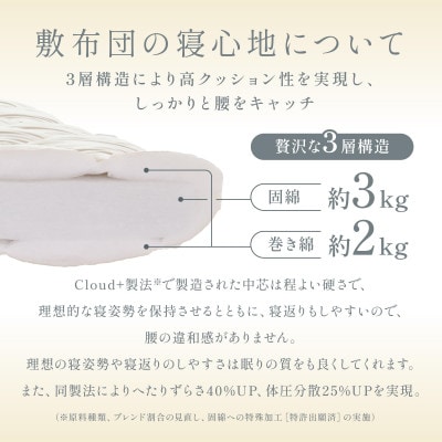 APHRODITA 日葵布団セット7点シングルロングカバーブラウン 日本製 創業150年の信頼と実績【1115341】