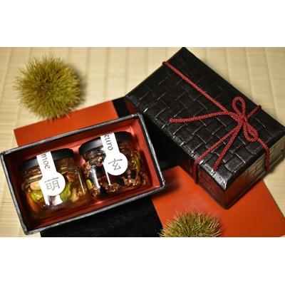 ふるさと納税 海南市 ナッツ・ドライフルーツの蜂蜜漬け　峠プレミアム小瓶2種セット【萌(MOE)】【玄(KURO)】　 |  | 02