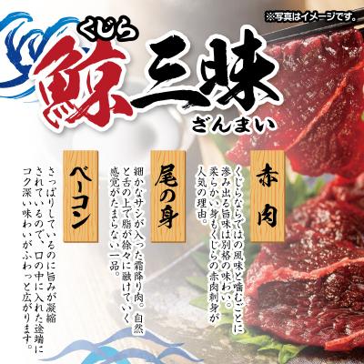 ふるさと納税 船橋市 伝統の鯨食文化を守り育てる鯨肉専門店がお届け ケーアンドケーフーズの鯨肉　食べ比べセット |  | 01