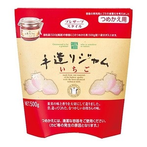 グリーンウッド　手造りジャム詰替え用500gいちご3個×ブルベリー3個　計6個セット | 兵庫県 丹波篠山市 