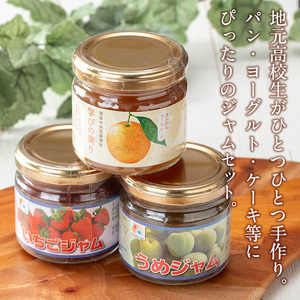s716 薩摩中央高校豚みそ・ジャムセット(4種×各2個・合計8個) 鹿児島 加工食品 果物 詰め合わせ 梅 うめ ハンドメイド ジャム マーマレード ギフト 手作り 肉みそ 肉味噌 豚みそ ぶたみそ