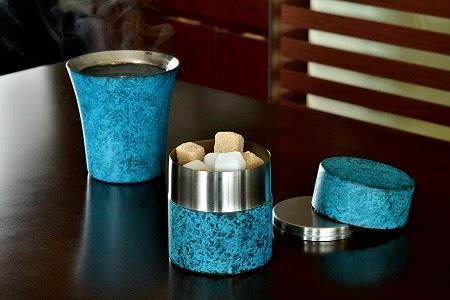 折燕ORI-EN 茶筒(M)・茶み BLUE