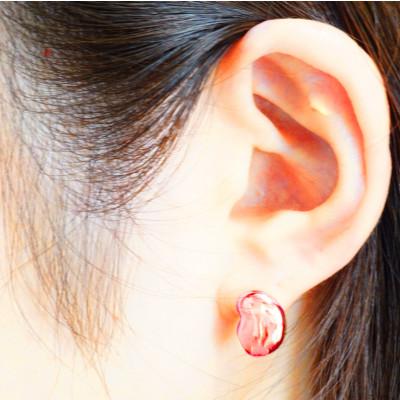 ふるさと納税 笛吹市 大きな豆 ピアス  K18PG |  | 03