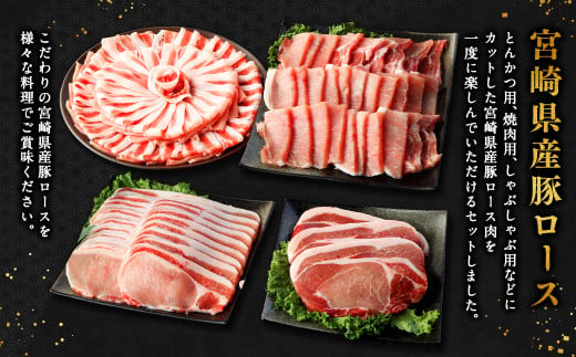 【4ヶ月定期便】＜宮崎県産豚セット（計2.1kg×4回）＞ お申込みの翌月下旬頃に第一回目発送（12月は中旬頃） 豚肉 お肉 肉 新生活応援 卒業祝い 就職祝い 入学 卒業 お花見 引越し