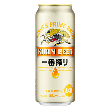 【定期便12回】キリン一番搾り 生ビール 500ml（24本）福岡工場産 ビール キリンビール お酒 アルコール飲料 お届け 一番搾り麦汁 麦100％ すみきった味わい 晩酌 飲み会 家飲み 宅飲み 