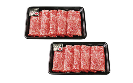 鹿児島黒牛ウデスライス300g×2P(計600g)(JAいぶすき/010-1684)R-601 牛 牛肉 黒牛 国産 鹿児島県産 鹿児島産 ウデ スライス 牛スライス しゃぶしゃぶ すきやき すき焼き