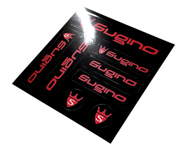 Sugino Sticker Sheet Clear＆Black ステッカー クリア ブラック 株式会社スギノエンジニアリング 奈良県 奈良市 なら 8-045