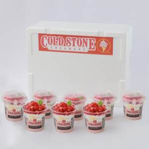 まるでケーキのようなパフェアイスのセット　コールドストーン　パフェアイス　ストロベリー8個【配送不可地域：離島】【1714786】