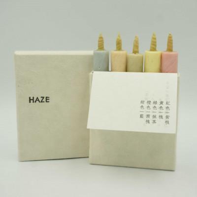 ふるさと納税 川越市 和蝋燭　草木色5本