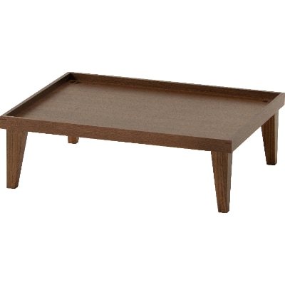 旭川家具 cosine お月見トレー ウォルナット_01127【1155272】