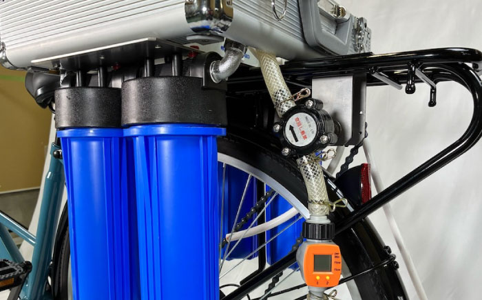 防災 AquaCycle IZANAMI 浄水自転車 広島県福山市/株式会社エンドウ商事 浄水自転車 防災グッズ 防災用品 災害用 浄水器 [BAGX001]