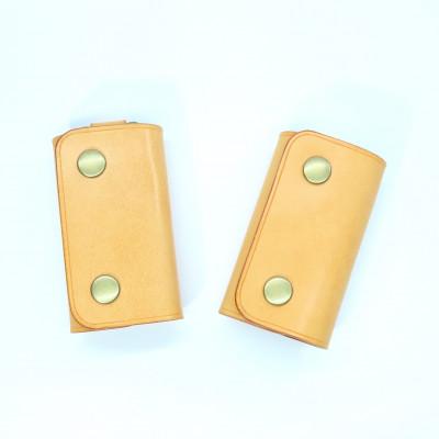 ふるさと納税 八千代市 牛ヌメ革 キーケース(2個セット)