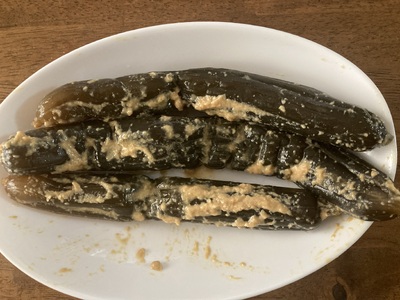 大吟醸の酒粕を使用したきゅうりの粕漬け×4つ入り | きゅうり 粕漬け 大吟醸 酒粕 ヘルシー 健康 兵庫県 上郡町