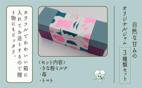 【こまつ町家文庫の世界文学ジャム全集】 こまつもんジャム3種類 セット（きな粉ミルク、苺、トマト）100g×３