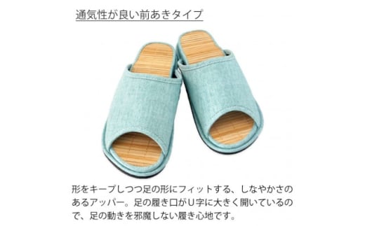 スリッパ Dセノーテロゼッタ極 Lサイズ グリーン【1676622】