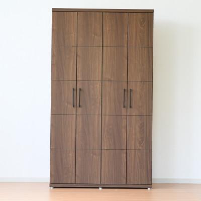 ふるさと納税 大川市 幅105cmシューズボックス(約40足)　ブラウン