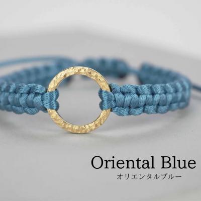 ふるさと納税 小松市 Bracelet -The SUN- ゴールド ブレスレット【オリエンタルブルー】 |  | 01
