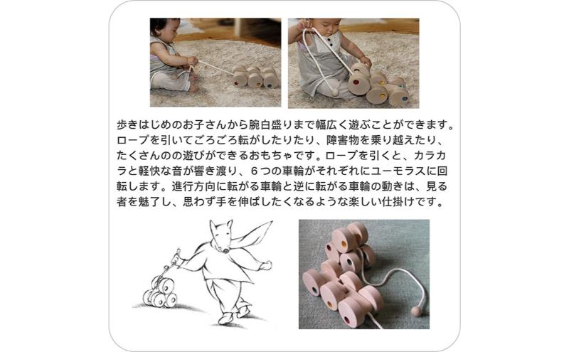 木のおもちゃ/六輪車（オープンタイプ）psc プルトーイ 引き車 赤ちゃん おもちゃ 木のおもちゃ 車 日本製 プレゼント ランキング 2歳 誕生日ギフト 出産祝い 男の子 女の子 おすすめ 木製