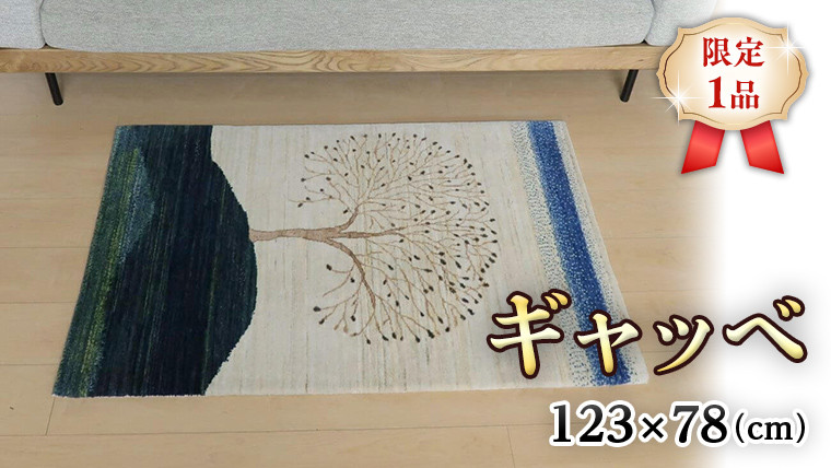 
【限定1品】ギャッベ ルリバフ 123×78cm 手織り 最高級 天然 ウール100% 草木染 リビングサイズ おしゃれ かわいい モダン 北欧 ラグ 絨毯 マット (HS-11089） ラグマット カーペット ギャベ 床暖房対応 ホットカーペット対応
