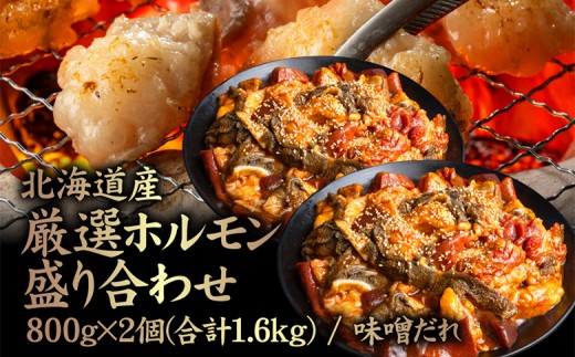 
                  北海道産 厳選ホルモン盛り合わせ800g×2個(合計1.6kg) 味噌タレ | オンライン申請 ふるさと納税 北海道 中標津 牛 ホルモン 全8種 ミノ ネクタイ センマイ ハート レバー 上アカセン 小腸 テッチャン 味付き 味噌 たれ スタミナ 夏バテ防止 焼肉 BBQ 肉 盛り合わせ 食べ比べ お取り寄せ ワンストップ マイページ 金龍 仁栄 中標津町【57007AA0101】
                