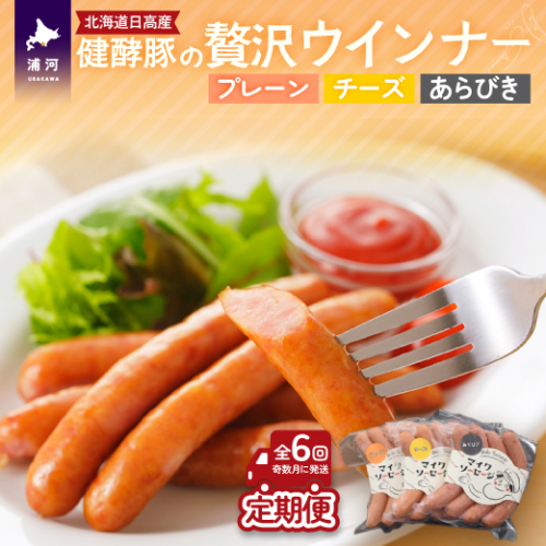 北海道・健酵豚の贅沢ウインナー定期便(全6回)[09-1482]