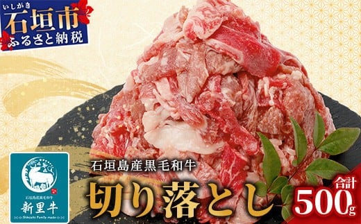 石垣島産 黒毛和牛 新里牛 多用途抜群！ 切落し (500g×1) 500g SZ-13