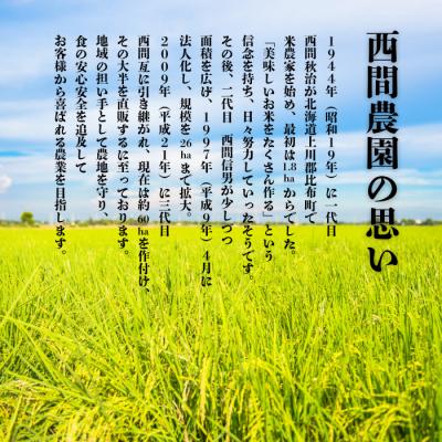 ふるさと納税 比布町 令和7年産 特別栽培米 ゆめぴりか みがき玄米 20kg(5kg×4) 【西間農園】 |  | 01