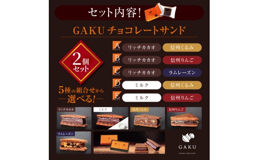GAKUチョコレートサンド