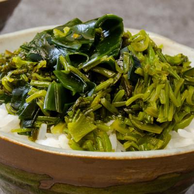 ふるさと納税 宮古市 【浄土ヶ浜パークホテル】スーパーフード瓶ドン2本セット 「あかもくワカメ&海鮮ぶっかけ」 |  | 01
