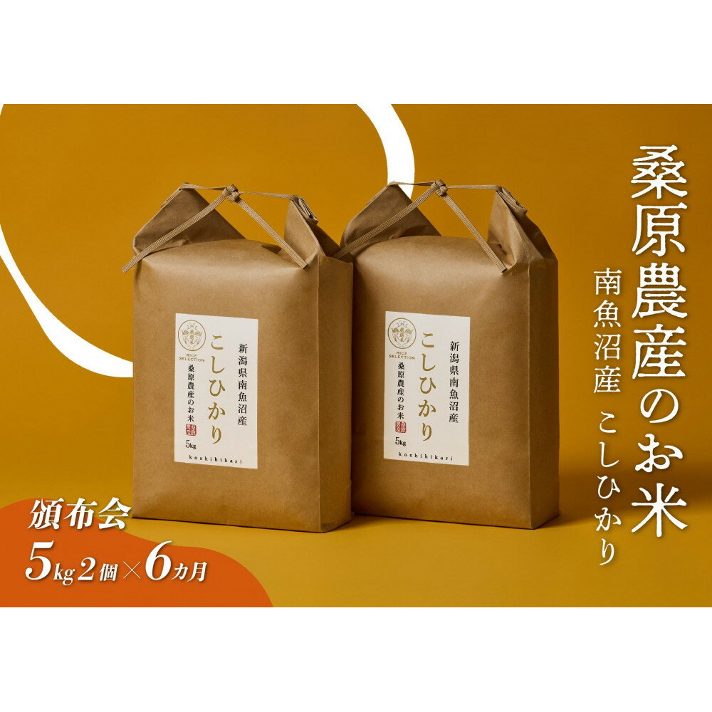【ふるさと納税】【令和7年度】【頒布会】日本のお米の最高峰　山間地米　南魚沼産コシヒカリ5kg×2　　6カ月 | お米 こめ 白米 食品