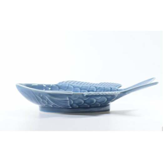 盛り映えする器シリーズ 鯛の盛り付け皿（ブルー） 有田焼 幸楽窯 器 食器 青 お祝い お正月 ハレの日 A25-492_イメージ2