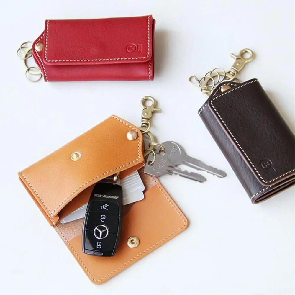 ＜カラー選択可能＞スリムフィットインキーケース【福岡市内製造】 チョコ