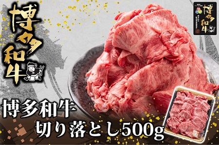 AC146.博多和牛切り落とし500g【博多和牛】