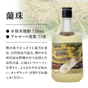 【本格焼酎】銀の水・蘭珠セット N076-YA760