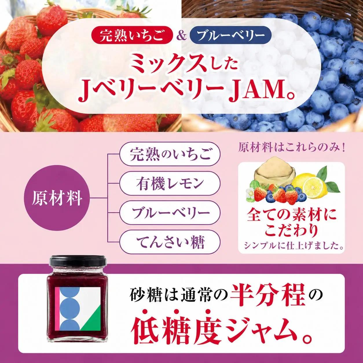 ベリージャム Lindaの ORIGINAL BERRY BERRY JAM いちご & ブルーベリー 2個 セット | 岐阜県 北方町