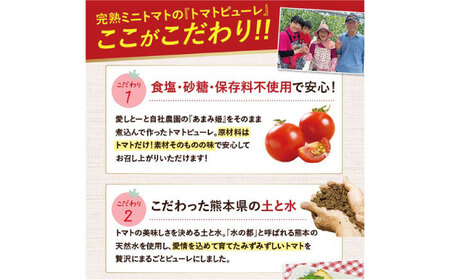 完熟ミニトマト（あまみ姫）無添加 トマトピューレ5袋入り＜株式会社愛しとーと＞那珂川市[GBA037]