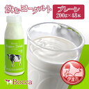 【ふるさと納税】北海道 牧家 Bocca 飲むヨーグルト プレーン 200ml 48本 ヨーグルト まろやか マイルド 生乳 ミルク 乳酸菌 乳製品 乳飲料 ギフト プレゼント 詰め合わせ 送料無料 　 伊達市