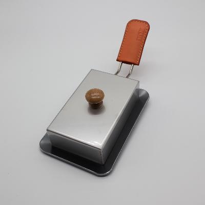 ふるさと納税 岡崎市 oka-d-art 黒皮鉄板 ラージメスティン用 ステンレス蓋6点セット t4.5×120×175 |  | 01