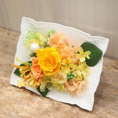 ふるさと納税 ふじみ野市 イエロー・オレンジ系プリザ-ブドフラワー(クレア) |  | 02